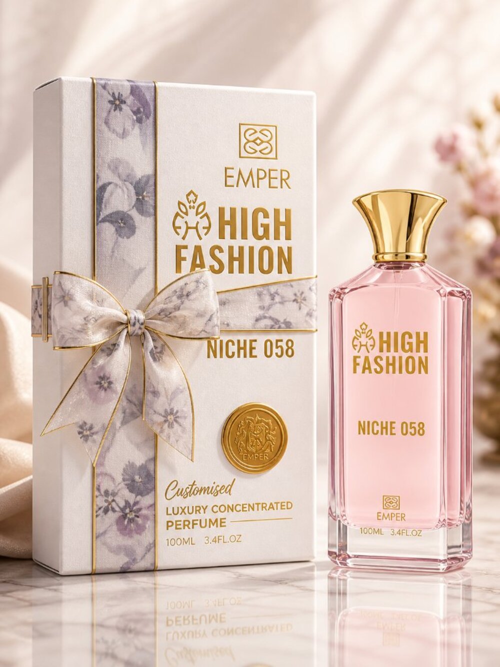 High Fashion Niche 058 By Emper Eau De Parfum for woman 3.4 oz